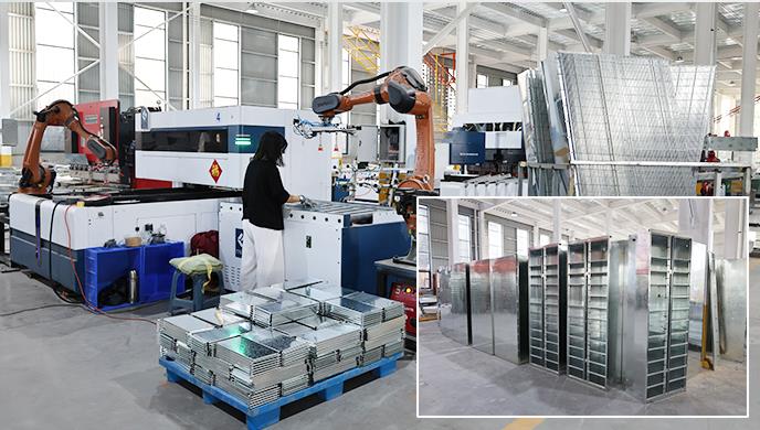 Parcel locker production line case